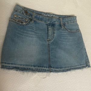 Jean  mini skirt -